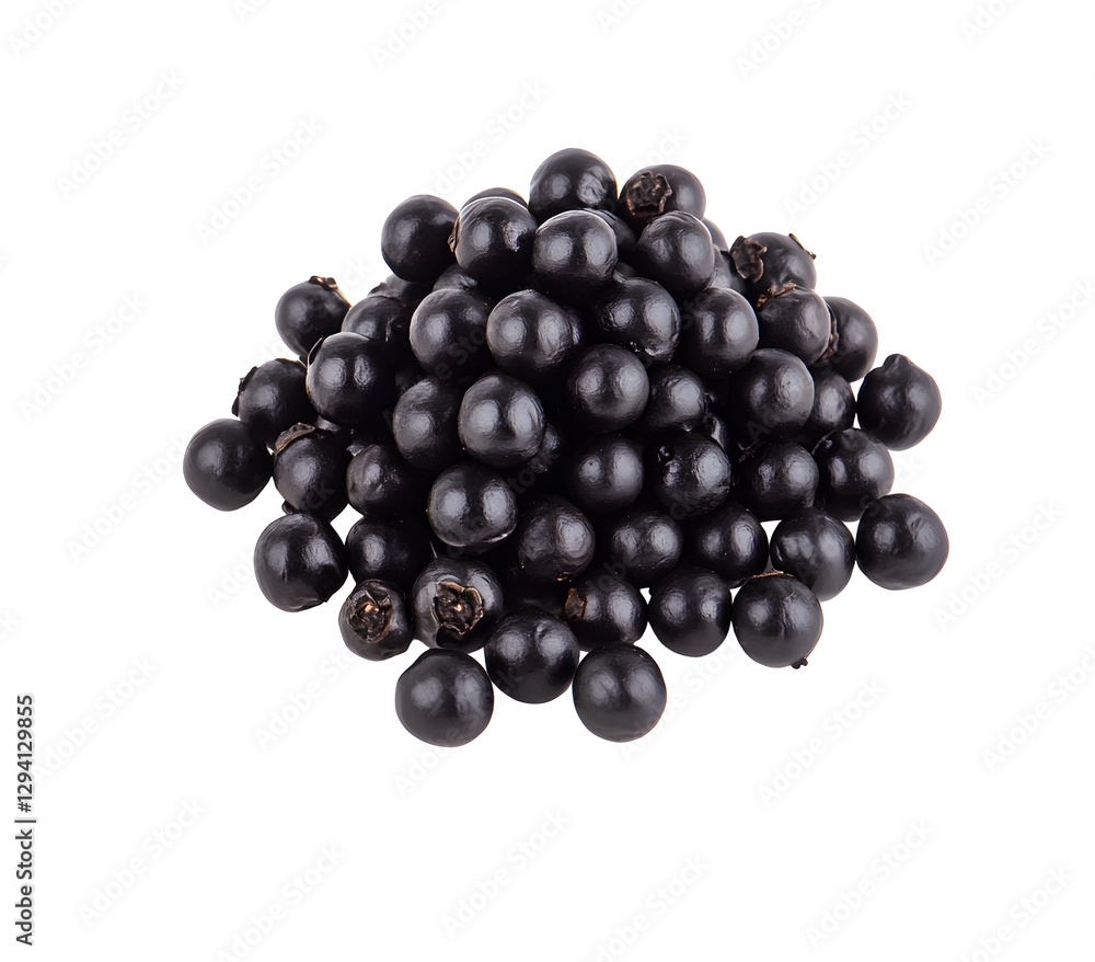 Pile of aromatic black peppercorns, a versatile spice used globally in various cuisines Pile of aromatic black peppercorns, a versatile spice used globally in various cuisines