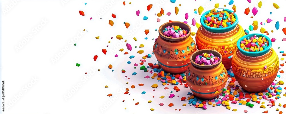 Pongal, a vibrant Indian festival, is celebrated with traditional ceramic pots and delicious Indian food. Pongal, a vibrant Indian festival, is celebrated with traditional ceramic pots and delicious Indian food.