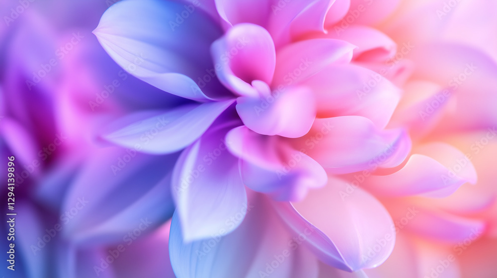 Close-up of soft, colorful peony flowers in shades of pink and blue, creating a delicate and serene composition. Close-up of soft, colorful peony flowers in shades of pink and blue, creating a delicate and serene composition.