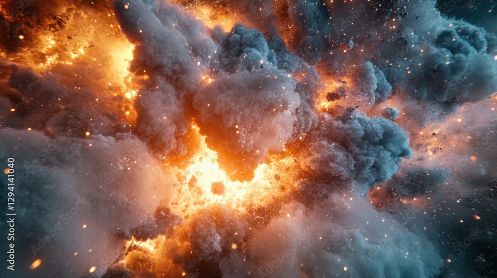 A cinematic time freeze effect capturing a moment before a massive explosion, hyper-detailed A cinematic time freeze effect capturing a moment before a massive explosion, hyper-detailed