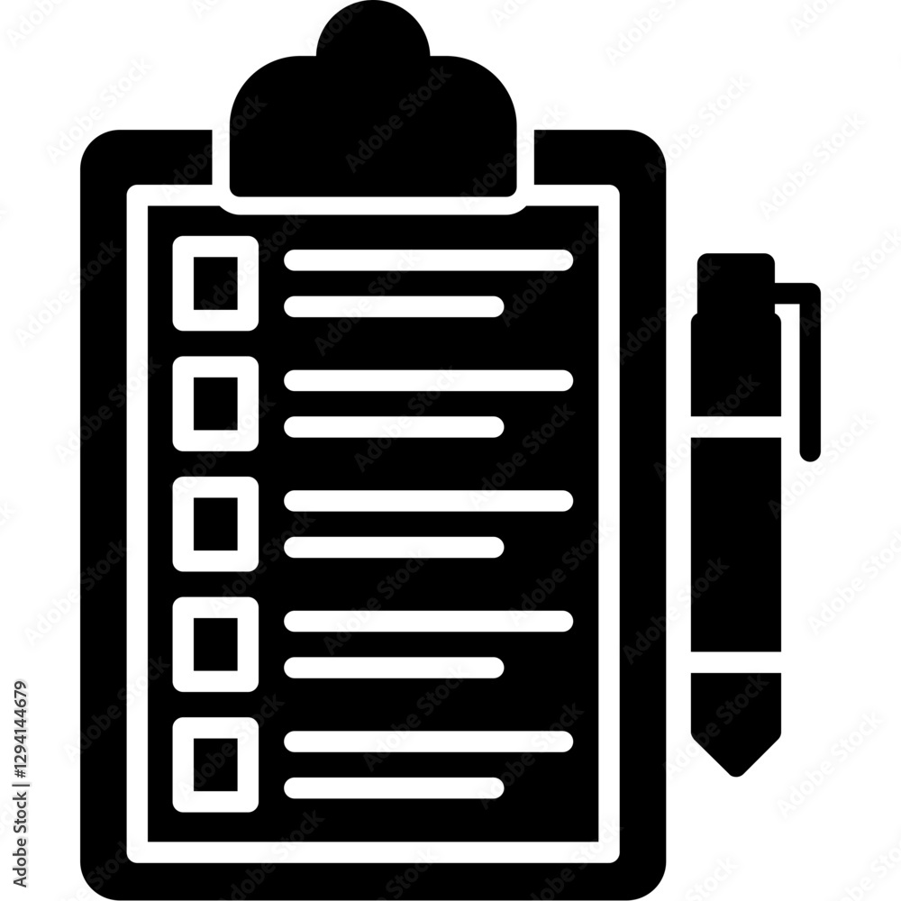 Fototapeta premium Test Icon