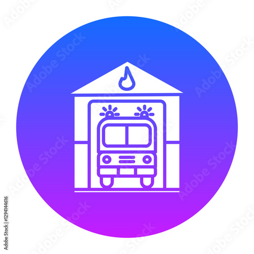 Fire Station Icon