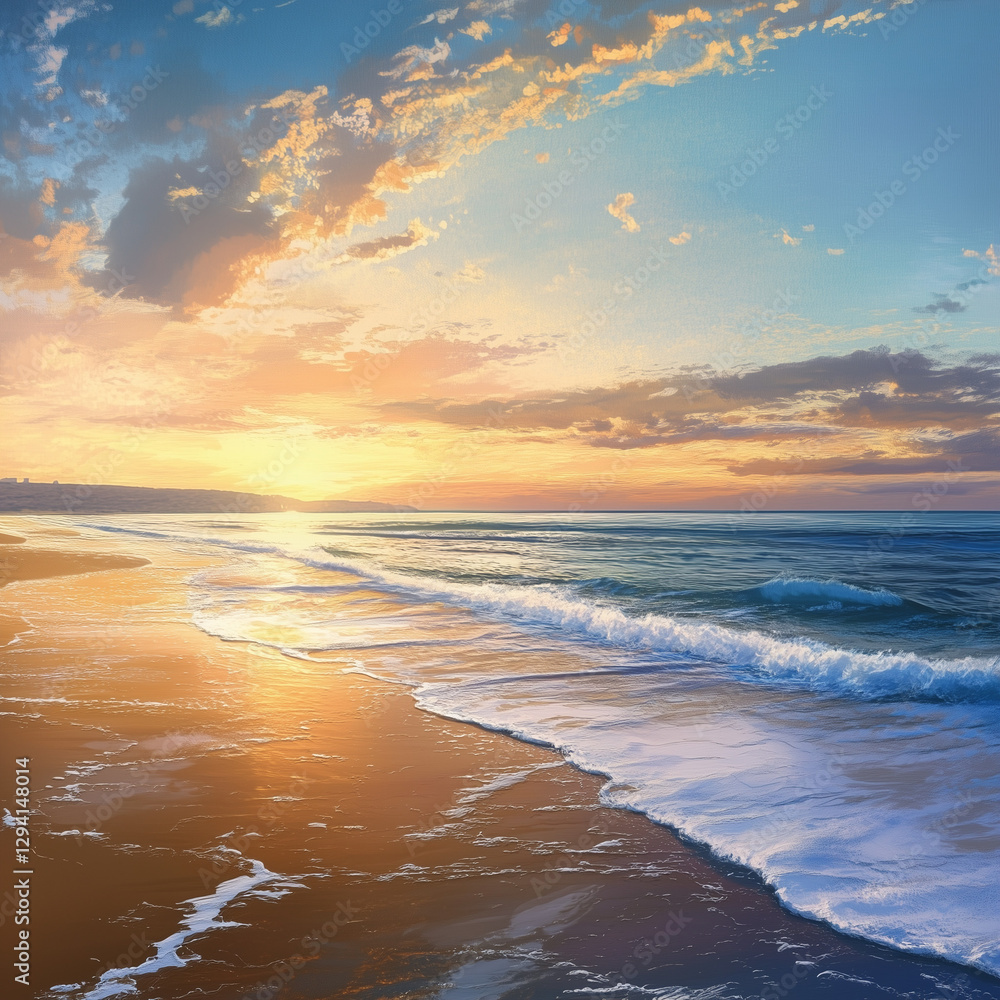 Ocean View at Sunset Ocean View at Sunset