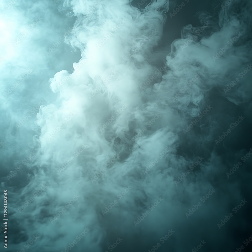 Obraz premium Abstract picture of swirling smoke floating in the air