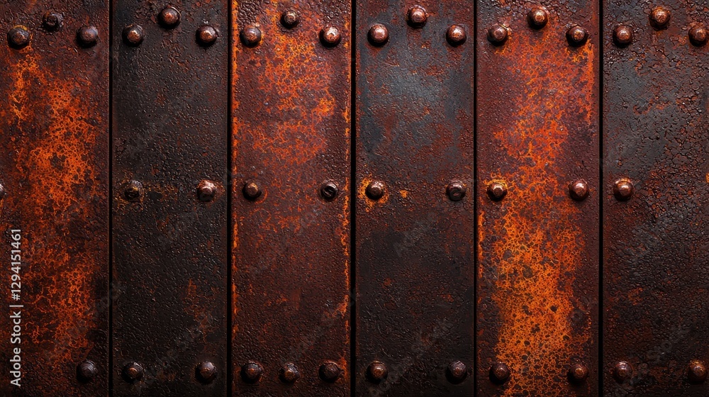 Fototapeta premium Rusty metal background urban setting ultra hd texture modern design close-up viewpoint