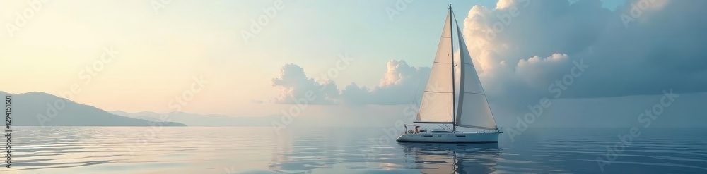 Abstract minimal sail, implied form, muted tones, water backdrop, shadow, tone, texture Abstract minimal sail, implied form, muted tones, water backdrop, shadow, tone, texture
