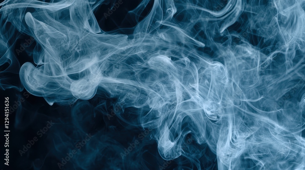 Fototapeta premium Dynamic smoke background abstract ultra hd texture modern design dark environment artistic concept