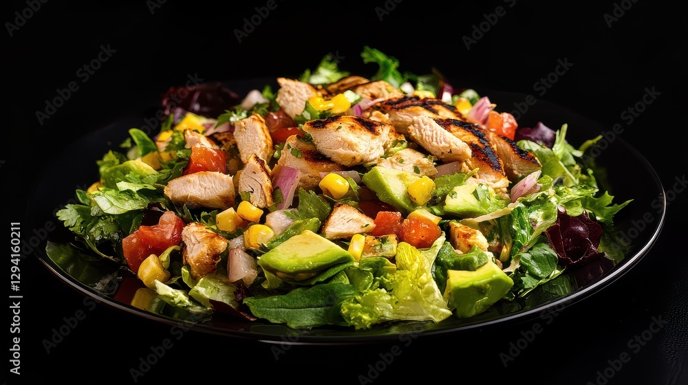 Fresh Salad with Grilled Chicken and Avocado Fresh Salad with Grilled Chicken and Avocado