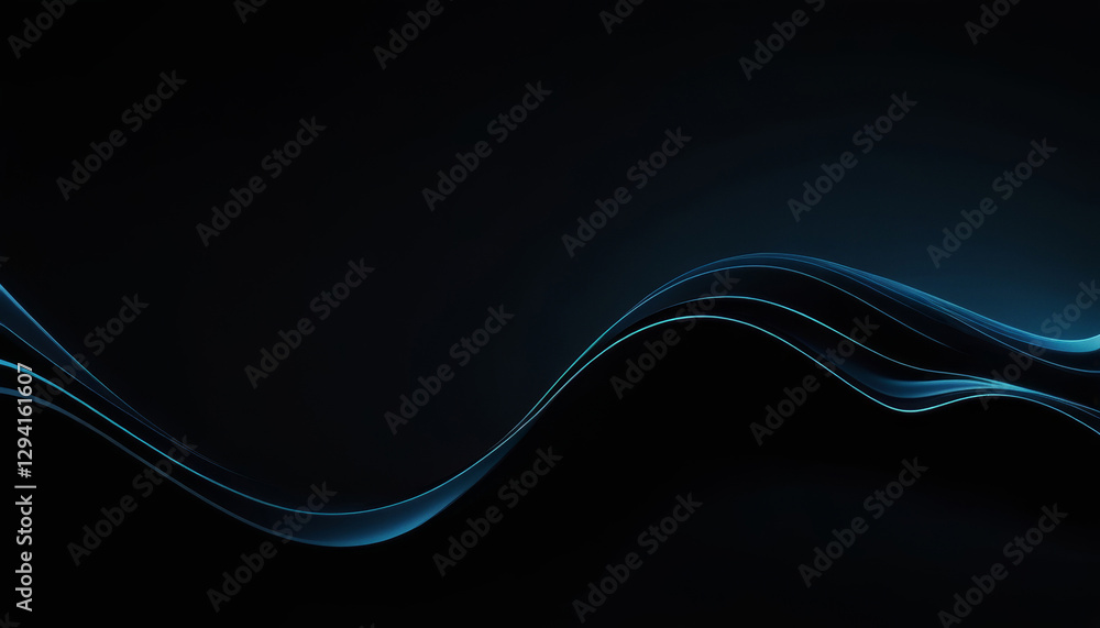 Light wave background on black background. Premium design for wallpaper, banner, poster. Light wave background on black background. Premium design for wallpaper, banner, poster.