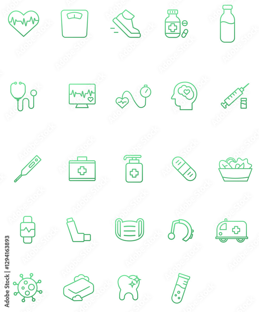 flat icons for web and mobile applications medical flat icons for web and mobile applications medical