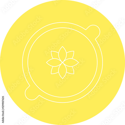 Crema Catalana icon single vector illustration