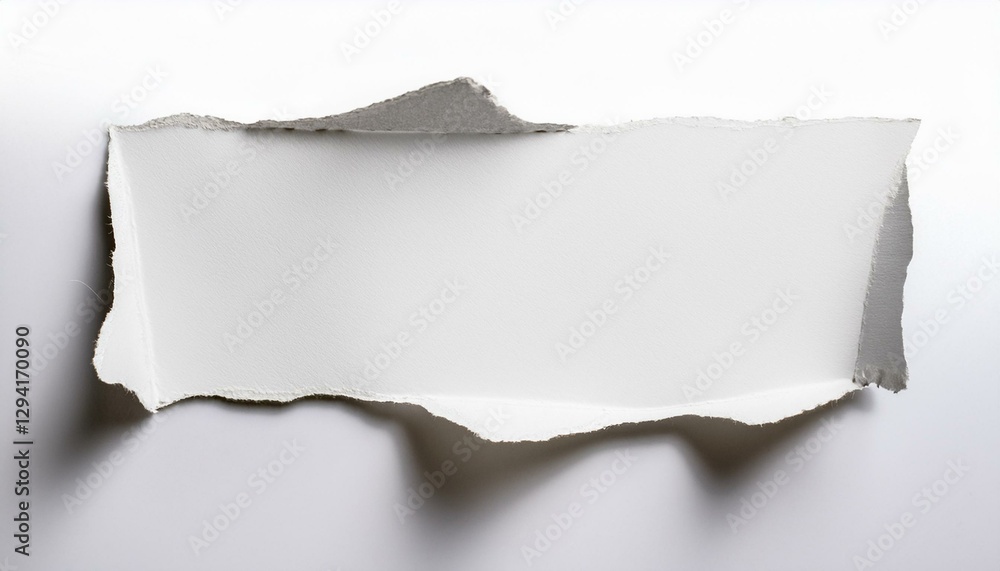 torn white paper edge isolated on white or transparent torn white paper edge isolated on white or transparent