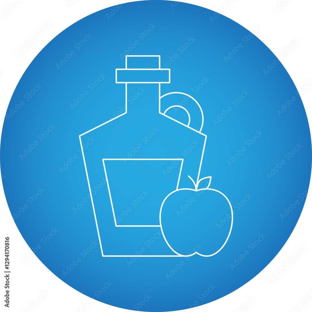 Apple Cider icon single vector illustration Apple Cider icon single vector illustration