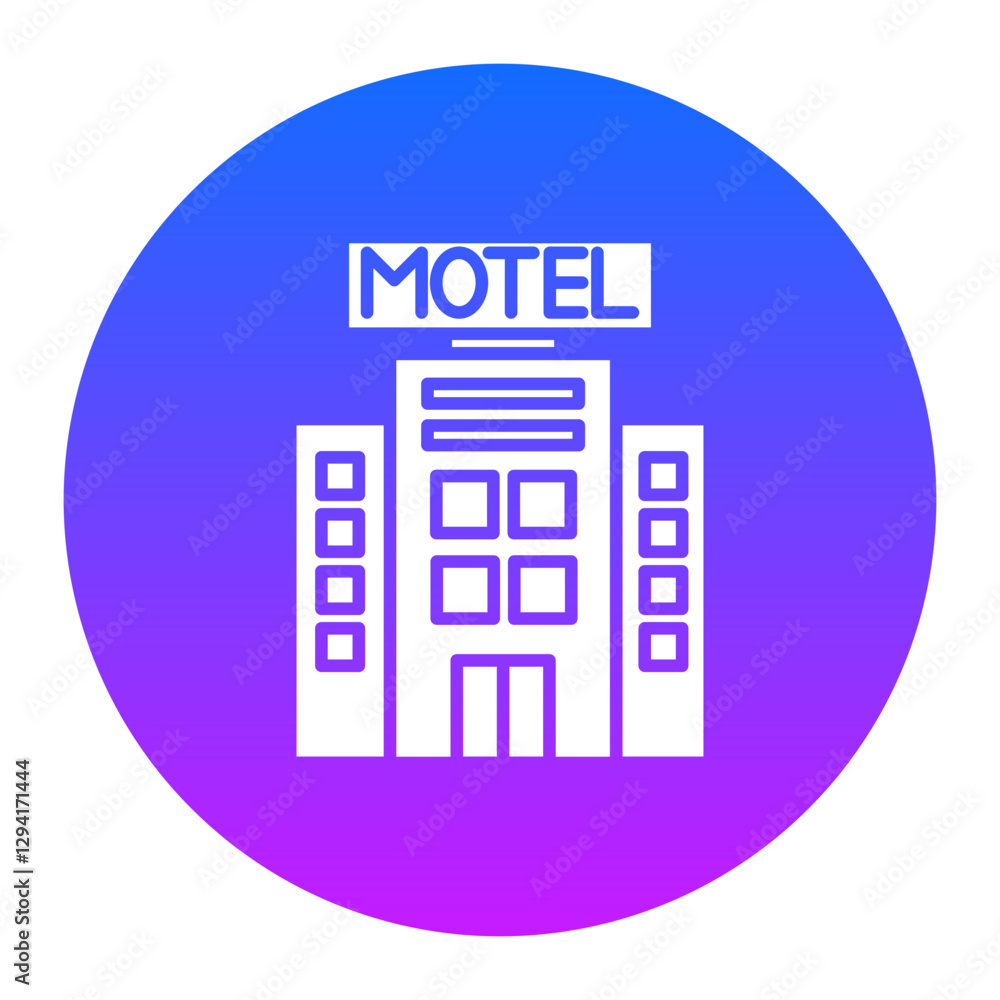 Obraz premium Motel Icon