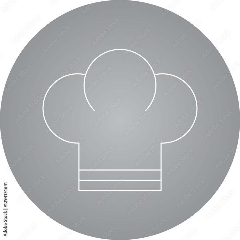 Chef Toque icon single vector illustration Chef Toque icon single vector illustration