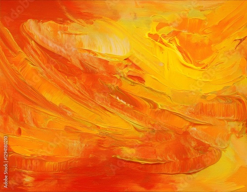 grunge orange and yellow acrylic painting wallpaper background