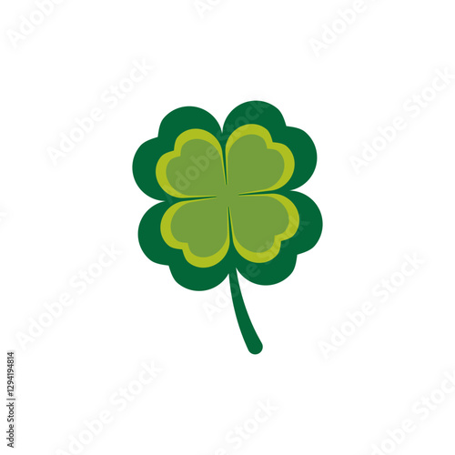 Illustration of a Four-Leaf Clover
