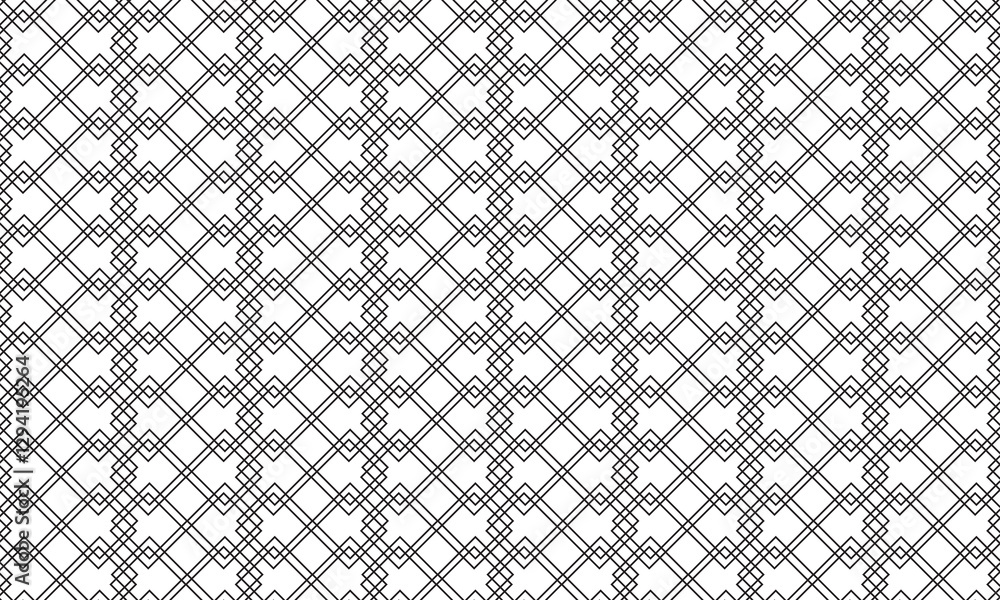 Fototapeta premium Modern Geometric Style Pattern Vector