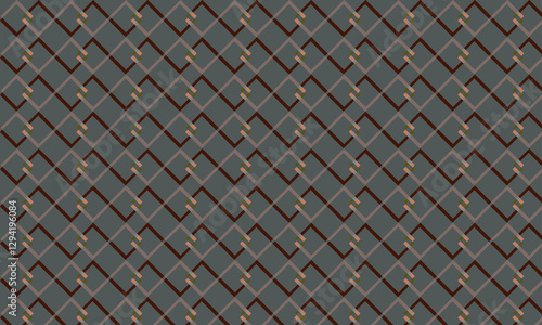 Modern Geometric Style Pattern Vector