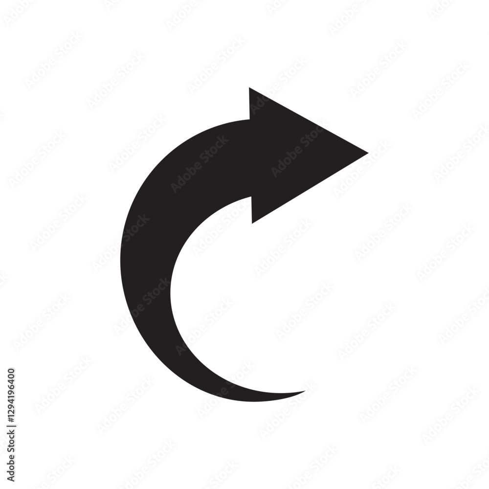 black arrow icon on white background. curved arrow sign vector for your web site design, logo, app, UI. arrow indicated the direction symbol. black arrow icon on white background. curved arrow sign vector for your web site design, logo, app, UI. arrow indicated the direction symbol.