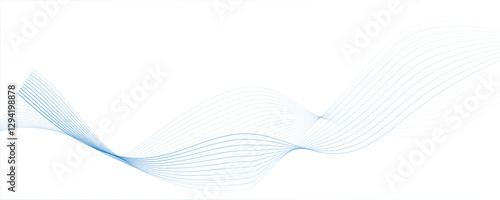 Vector abstract Technology flow sky blend curve wave line digital isolated energy, digital gradient transparent tech curve creative technology flowing smooth diagonal  music dynamic gradient thin dig