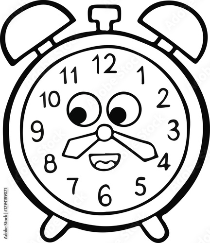 Alarm Clock Drawing Stup By Stup With Color 