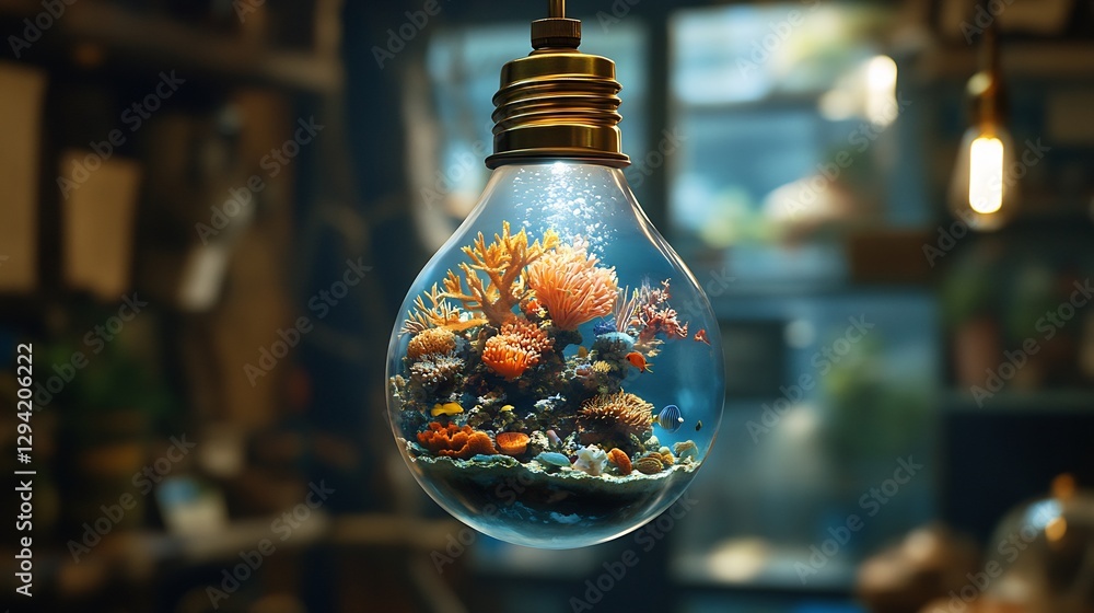 Ocean in a Bulb: A Miniature Underwater World Ocean in a Bulb: A Miniature Underwater World