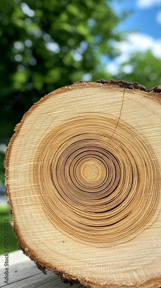 Close-Up View of Tree Rings Nature Wood Detail Outdoor Environment Natural Beauty Photography for Nature Lovers Close-Up View of Tree Rings Nature Wood Detail Outdoor Environment Natural Beauty Photography for Nature Lovers