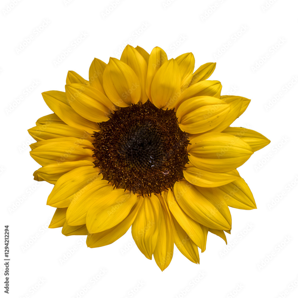 Fototapeta premium sunflower isolated on white background