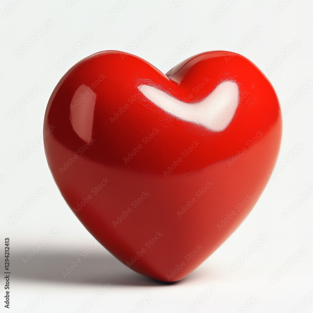 A shiny red heart-shaped object, symbolizing love and affection, set against a plain background. A shiny red heart-shaped object, symbolizing love and affection, set against a plain background.