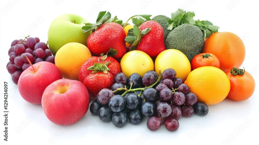 Fresh Summer Fruit and Vegetable Layout Standard. Fresh Summer Fruit and Vegetable Layout Standard.