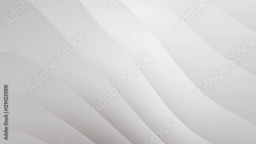 Dark grey gradient with curved lines on a white background. Suitable for minimalist design, abstract backgrounds, technology concepts, and presentations.