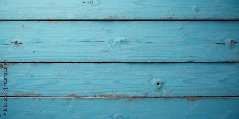 A Weathered Blue Wooden Plank Background Texture with Subtle Distressing and Knots A Weathered Blue Wooden Plank Background Texture with Subtle Distressing and Knots