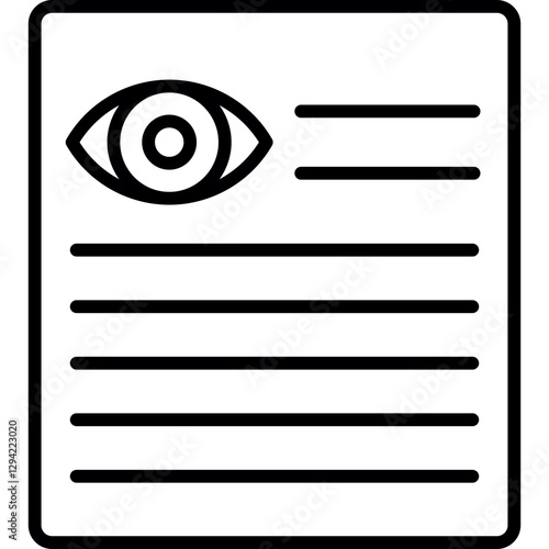 Witness Statement Icon Vector Element