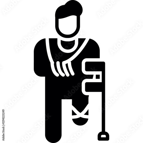 injured man