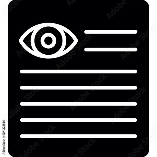 Witness Statement Icon Vector Element