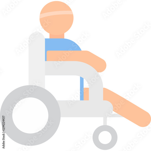 Permanent Disability Icon Vector Element