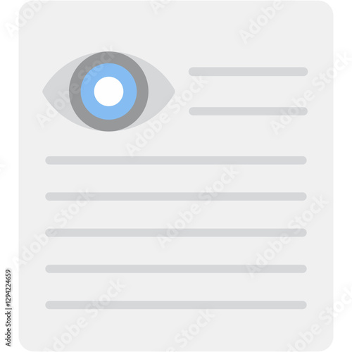 Witness Statement Icon Vector Element