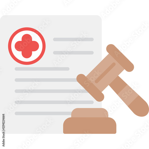 Legal Filing Icon Vector Element