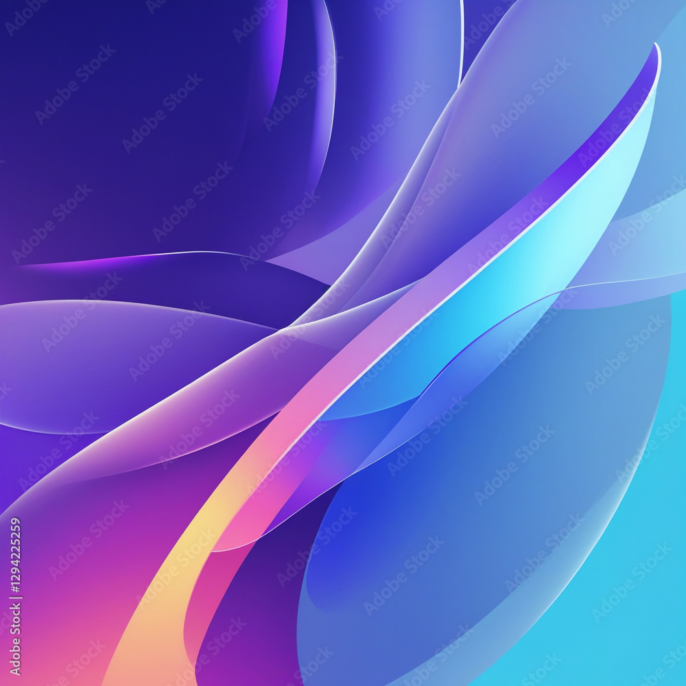 Fototapeta premium Abstract colorful wave background