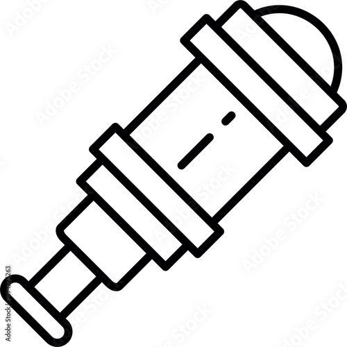 Telescope Icon Vector Element