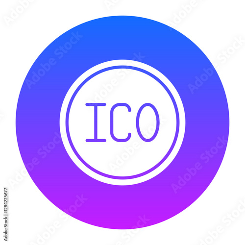 Initial Coin Offering Icon
