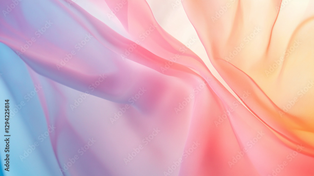 Obraz premium Textured rainbow gradient, gradient orange, blurred background 