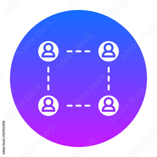 Peer to Peer Network Icon