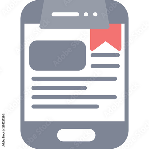 Ebook Icon Vector Element