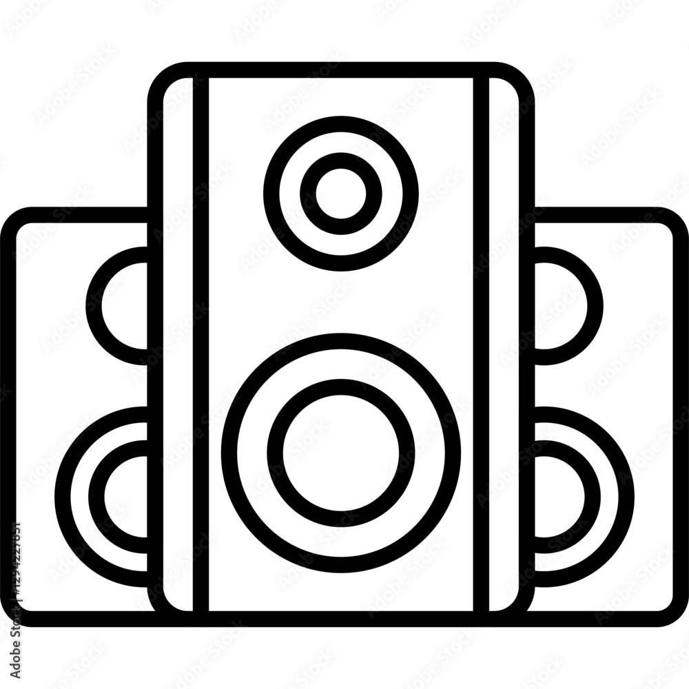Speaker Icon Vector Element