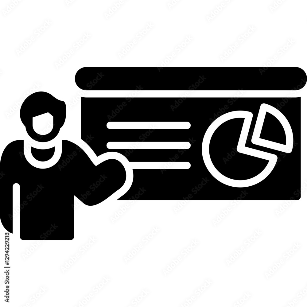 Presentation Icon Vector Element Presentation Icon Vector Element