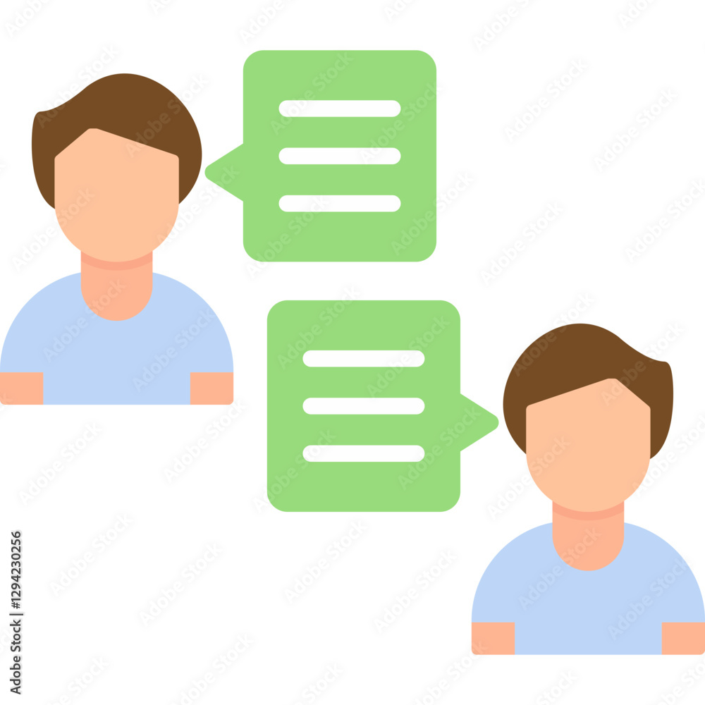 Debate Icon Vector Element