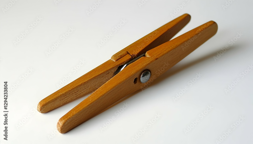 Isolated Clothes Pin Again: Yet another take on a practical clothes pin.