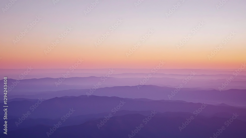 Fototapeta premium The sky is a beautiful shade of purple and pink